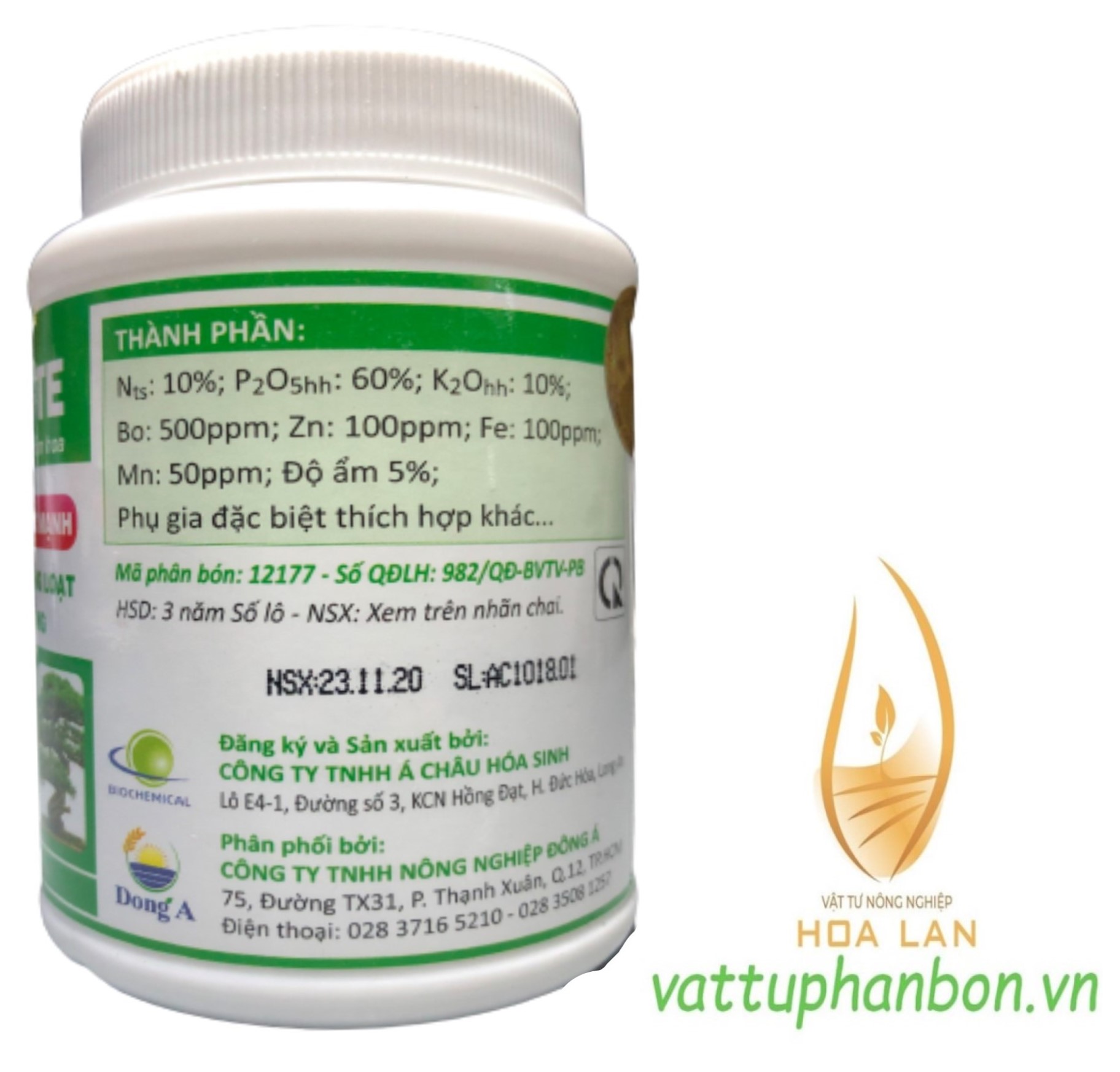 Phân Bón Siêu Lân AC 10-60-10 + TE - #021A# 100g