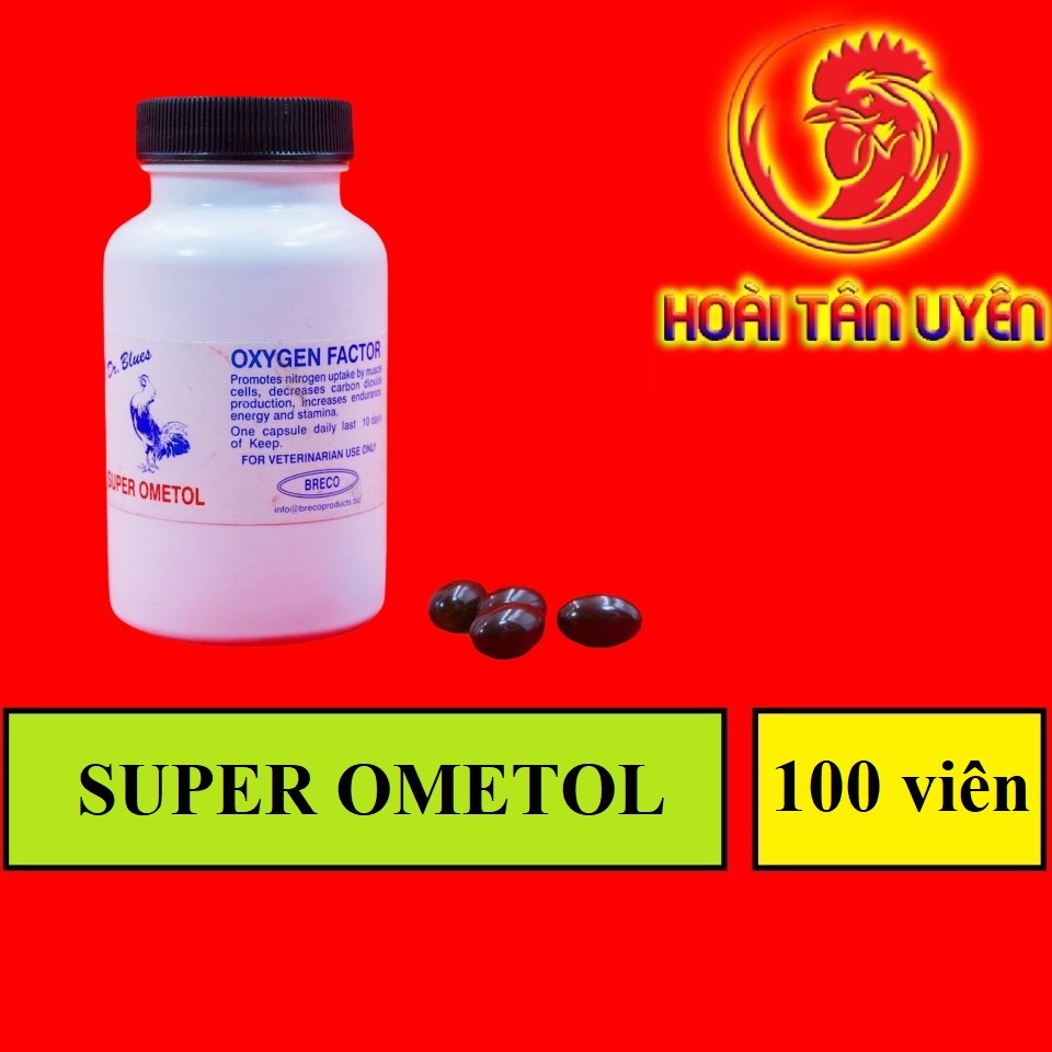 SUPER OMETOL dinh dưởng CAO CẤP dành cho gà đá 100 VIÊN