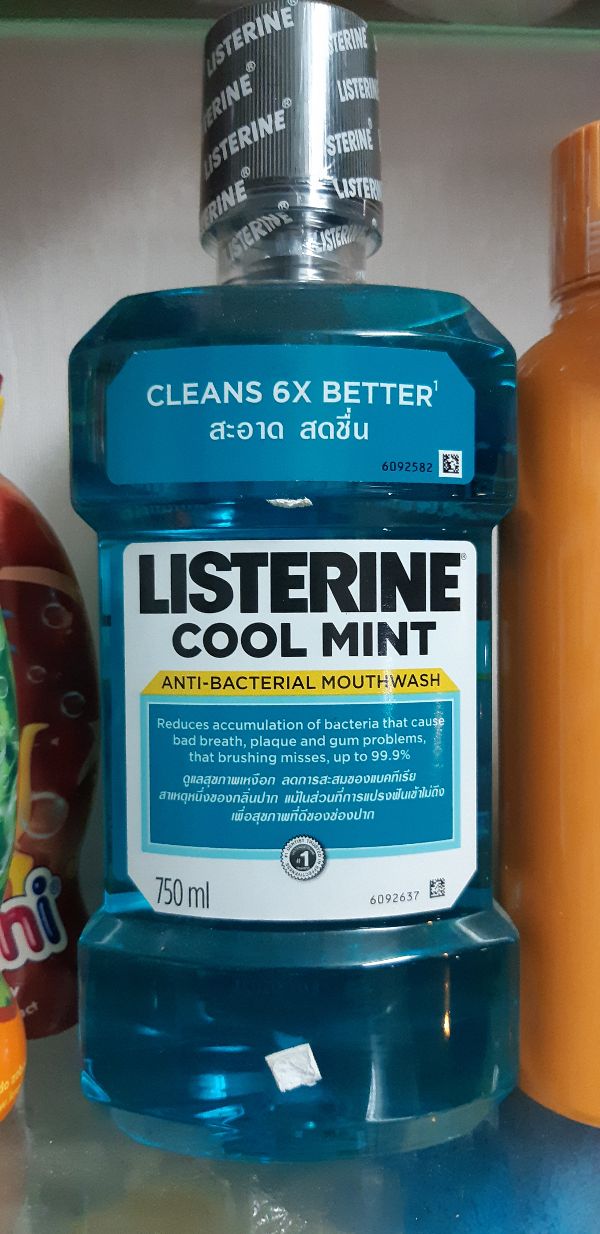 Nước súc miệng Listerine Cool Mint - Thái Lan