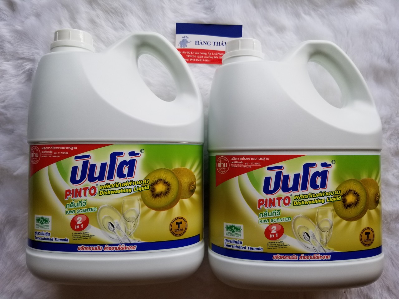[HCM]Nước rửa chén Pinto Thái lan 3800ml- Hương KiWi