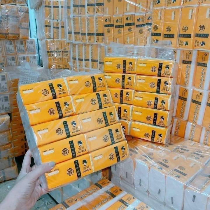 Khăn Giấy Gấu Trúc Sipiao , set 10 gói