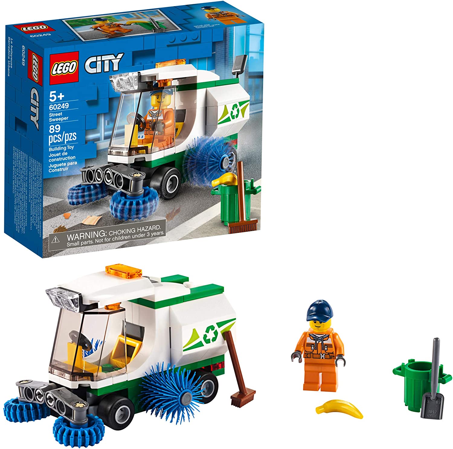 Đồ chơi LEGO CITY - Xe Quét Đường - 60249