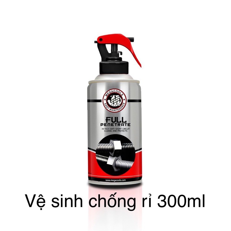 Megacools chai xịt vệ sinh  bảo dưỡng sên xích  nhông  đĩa