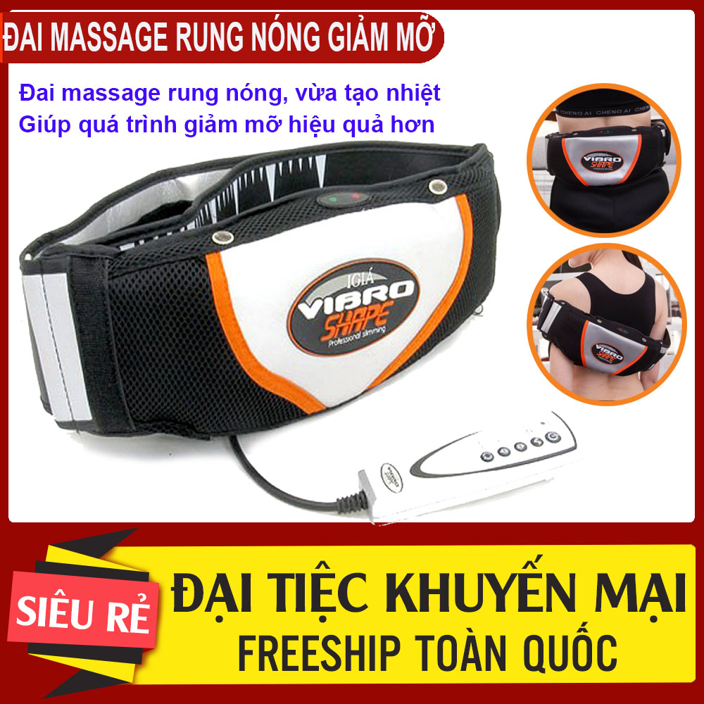 Đai massage, đai quấn nóng giảm mỡ bụng nóng & rung , công nghệ quấn nóng, hiệu quả cao, sale lến đến 50%, phân phối và bảo hành 1 đổi 1 toàn quốc