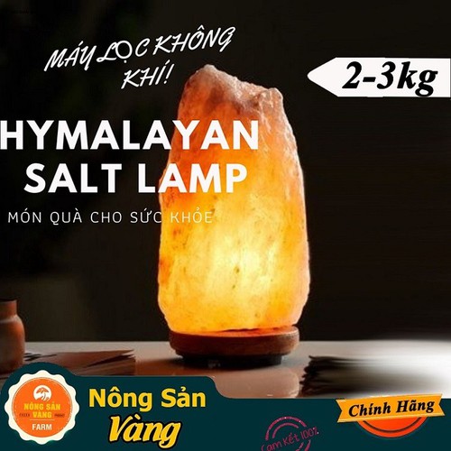 [HCMC] Feng Shui Himalayan salt lamp (2,5-3kg) air purification decoration-imported Pakistan