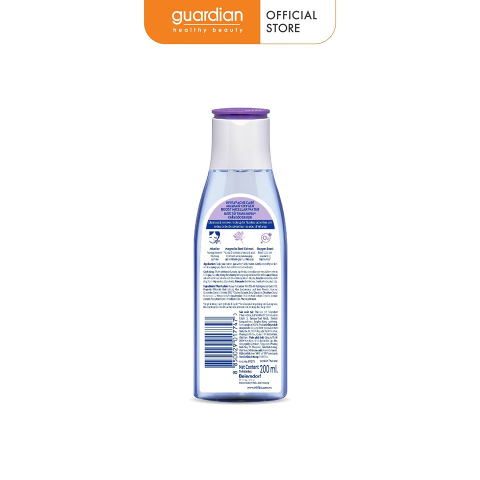 Nước Tẩy Trang Chăm Sóc Da Mụn NIVEA 200Ml