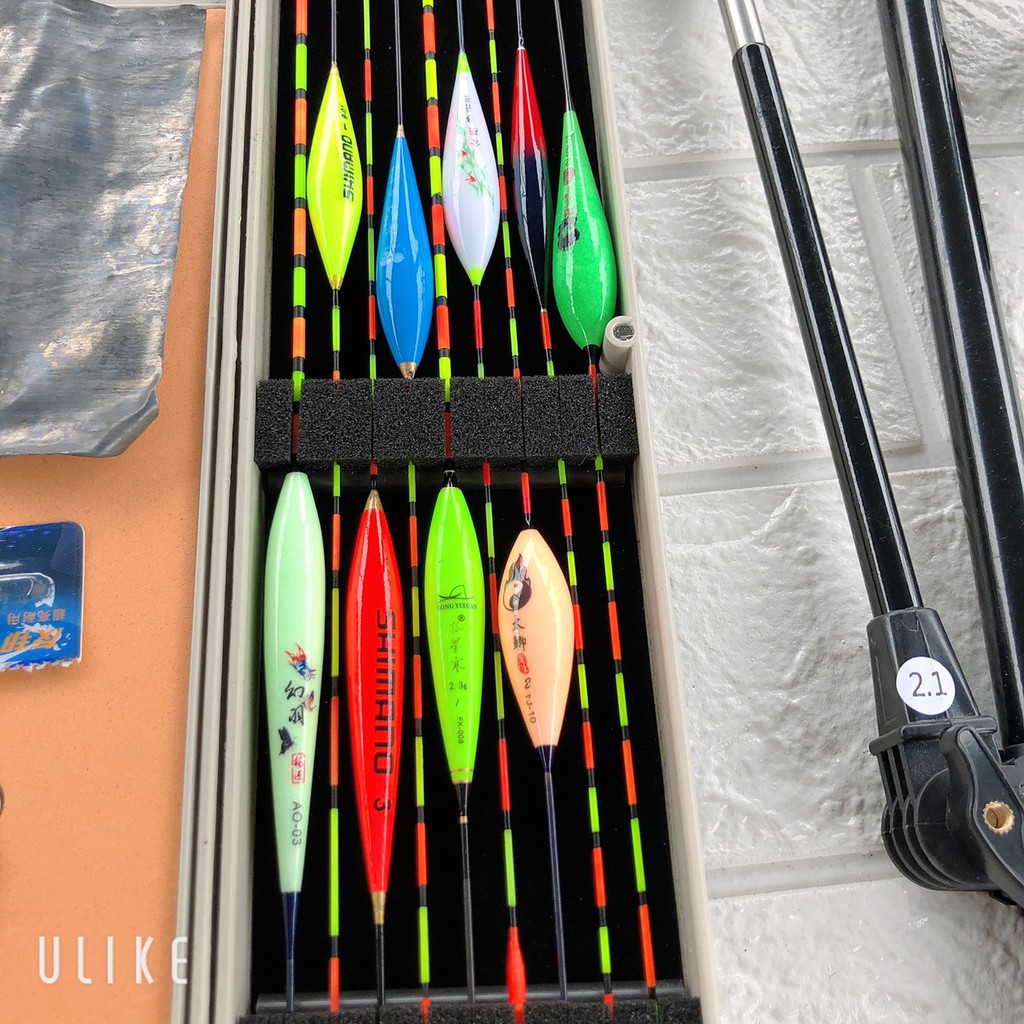 Bộ phao câu đài kèm chống cần sịn  (cam kết đổi trả trong 2 tuần đầu)