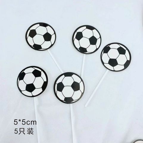 toper cắm bánh [FREESHIP️] Set cắm giấy quả bóng đá