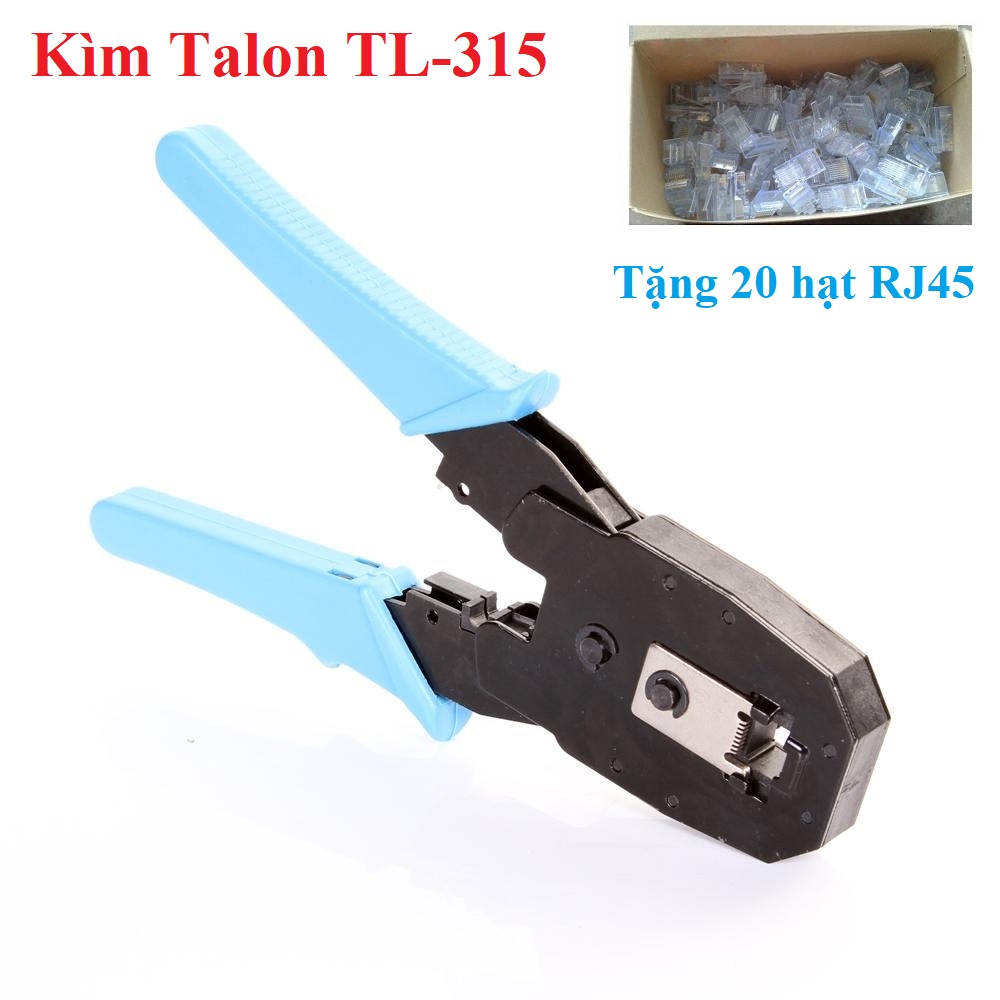 Kìm bấm mạng đa năng talon tl-315 cao cấp tặng 20 hạt mạng rj45