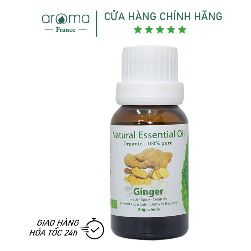 Tinh Dầu Aroma Gừng Ginger - 10ml/15ml/30ml/50ml