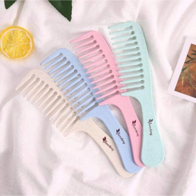 Lược nhựa răng cưa to chuyên chải tóc giả