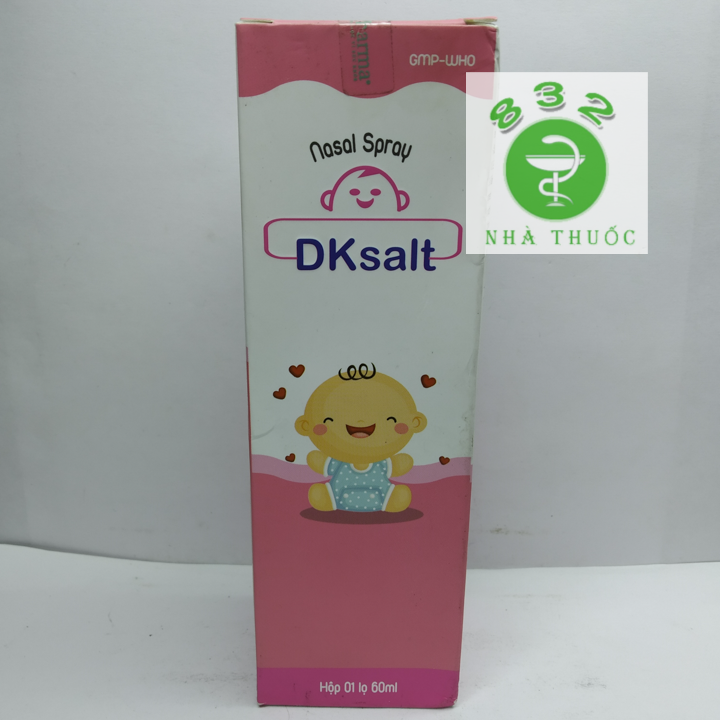 DUNG DỊCH VỆ SINH MŨI DK SALT trẻ em 60ml