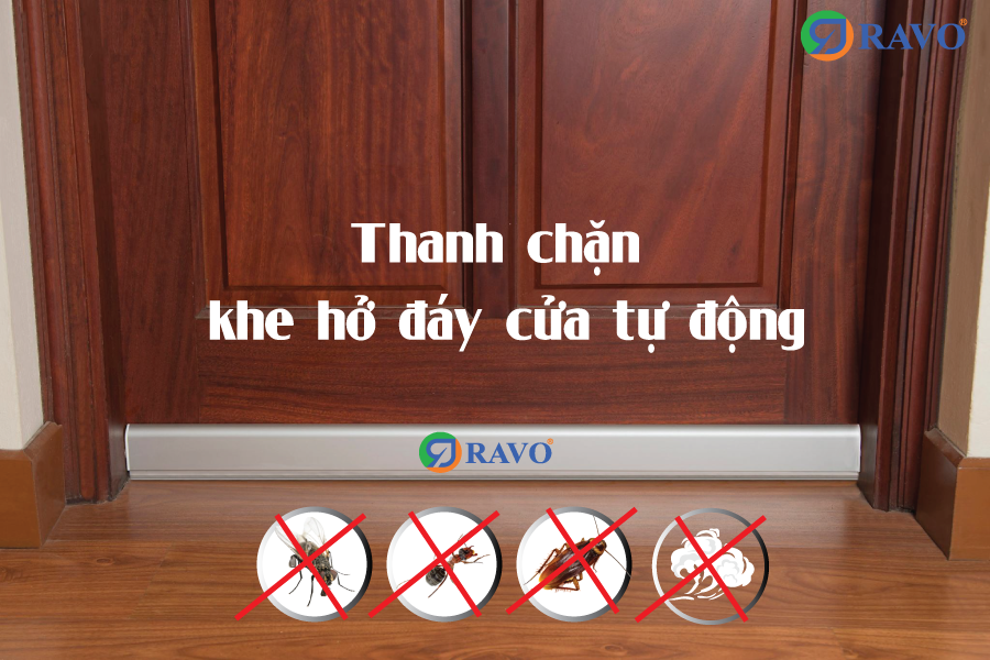 Thanh Chặn Đáy Cửa Tự Động RAVO (Hàng chính hãng)
