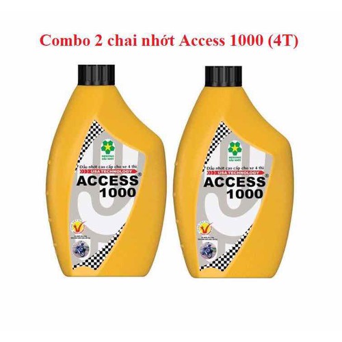 HCMCombo 2 chai Nhớt xe số cao cấp ACCESS 1000 4T - NK-ACCESS