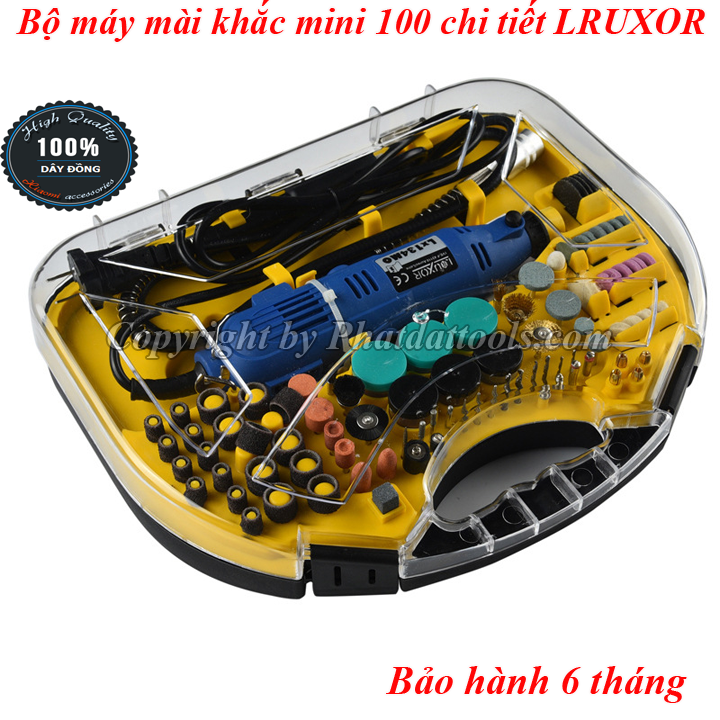 Máy khoan mài khắc mini đa năng 100 món LRUXOR