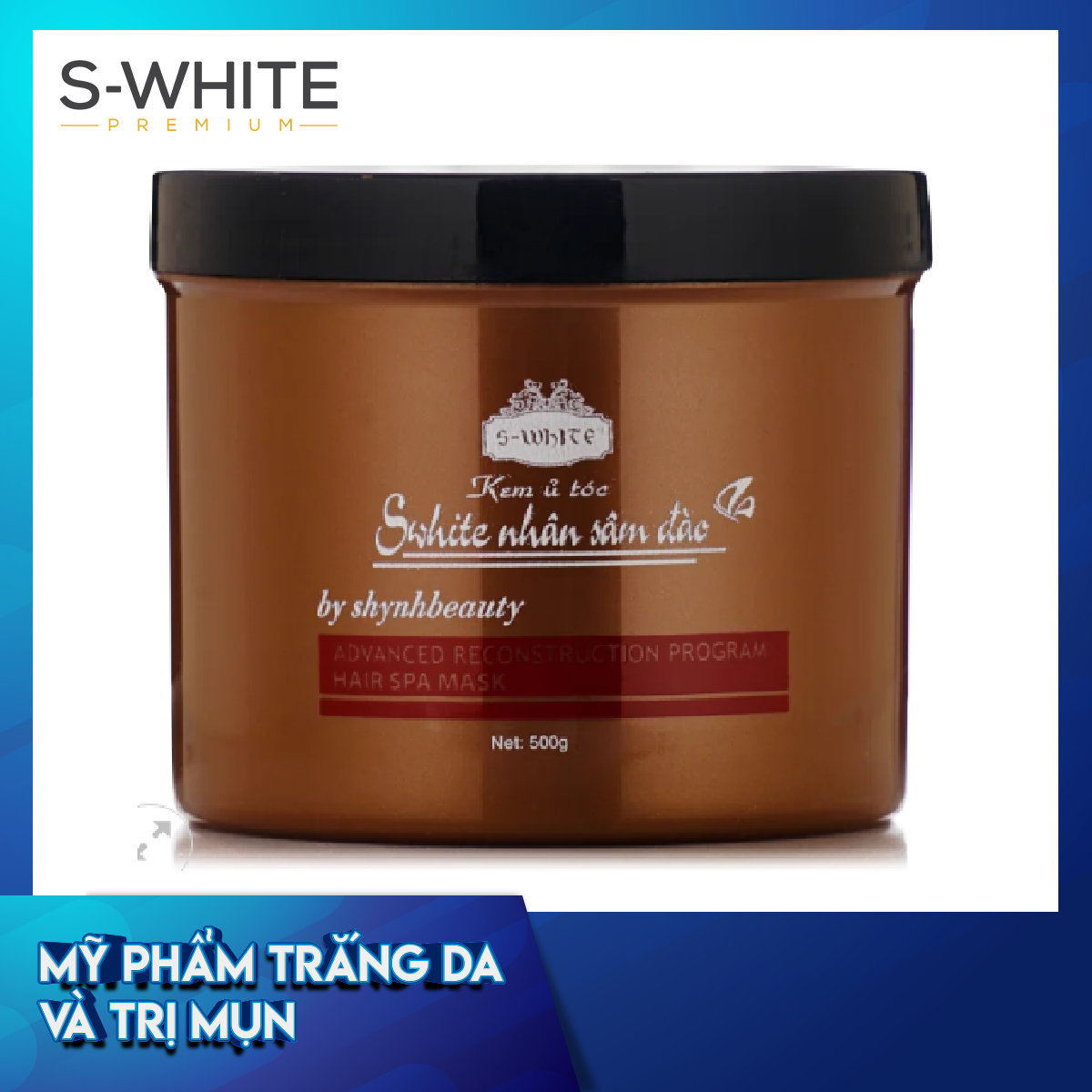 Kem Ủ Tóc Nhân Sâm Đào S-White 500g