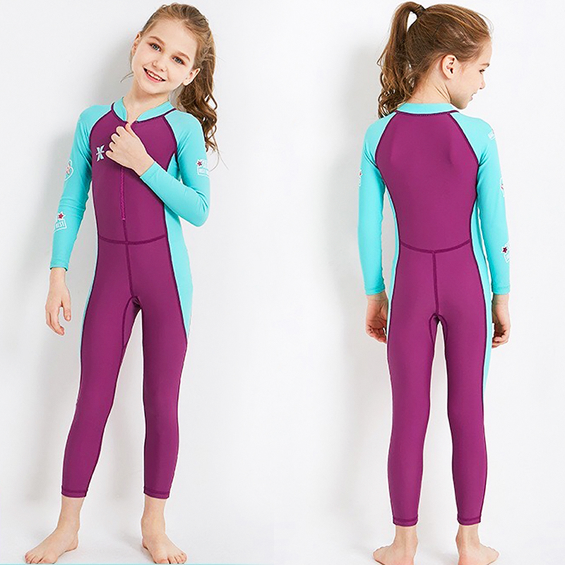 Đồ bơi bé gái và bé trai dài tay DIVE & SAIL cao cấp Baby-S, Đồ bơi cho bé 9-37kg chống nắng và tia UV toàn thân – SDB014