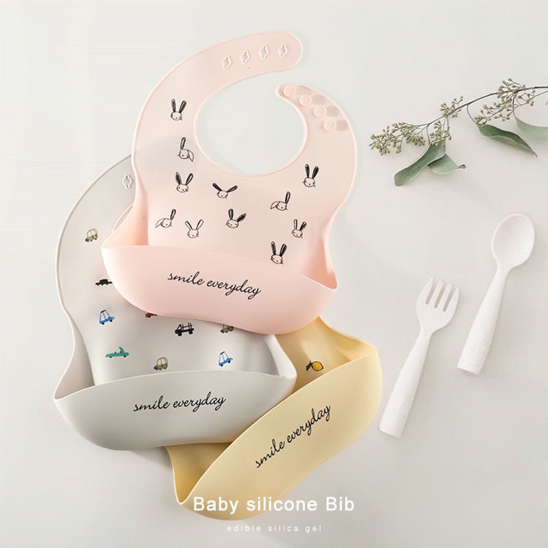 Yếm Máng Ăn Dặm Silicone MUSLIN TREE