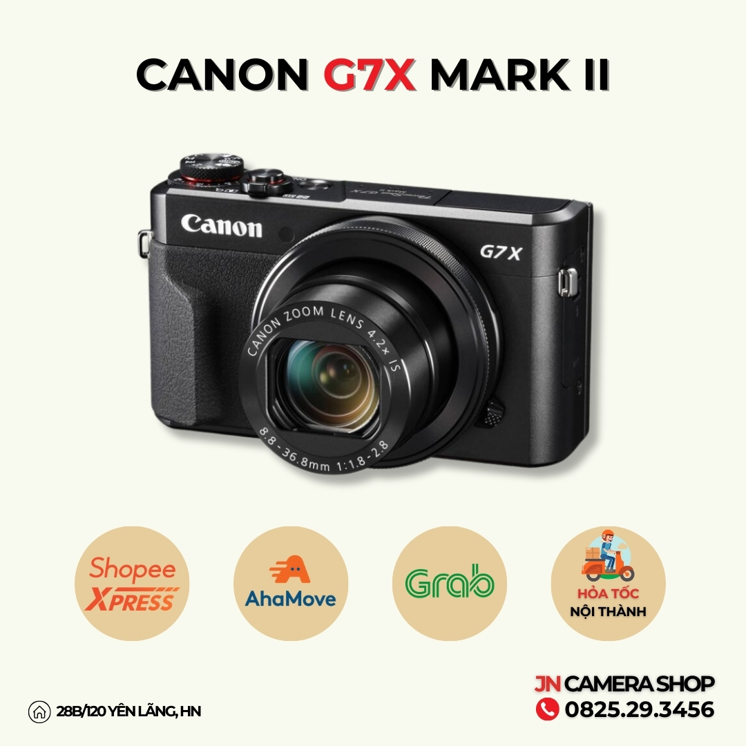 Máy ảnh canon G7X mark II - Máy 99% fullboxx
