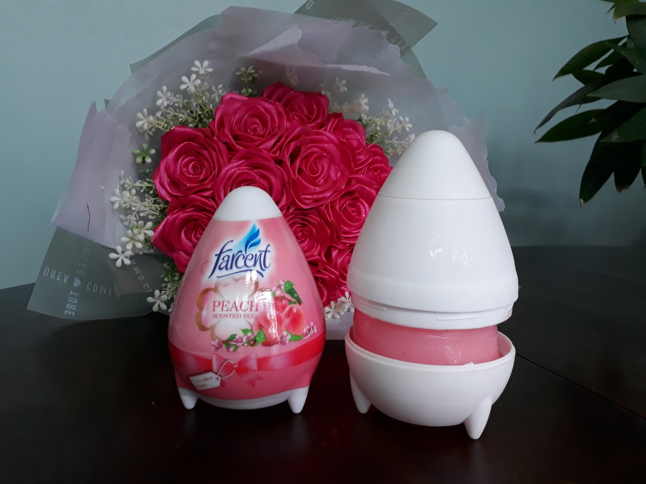 [HCM]Sáp thơm hình trứng Farcent 170g- Hương đào