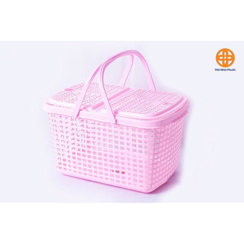 Làn, giỏ nắp nhựa đựng đồ sơ sinh