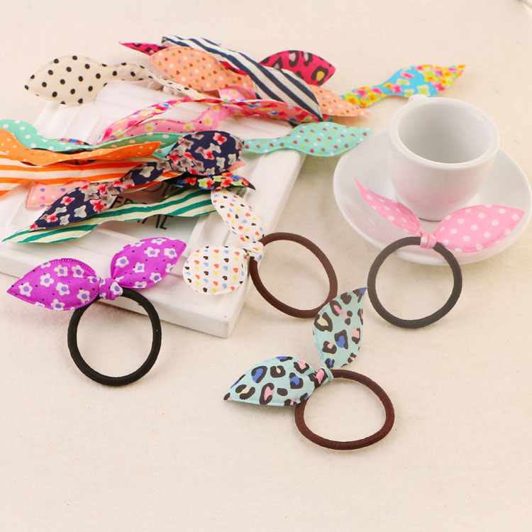 Set 10 cột tóc tai thỏ (nhiều màu)