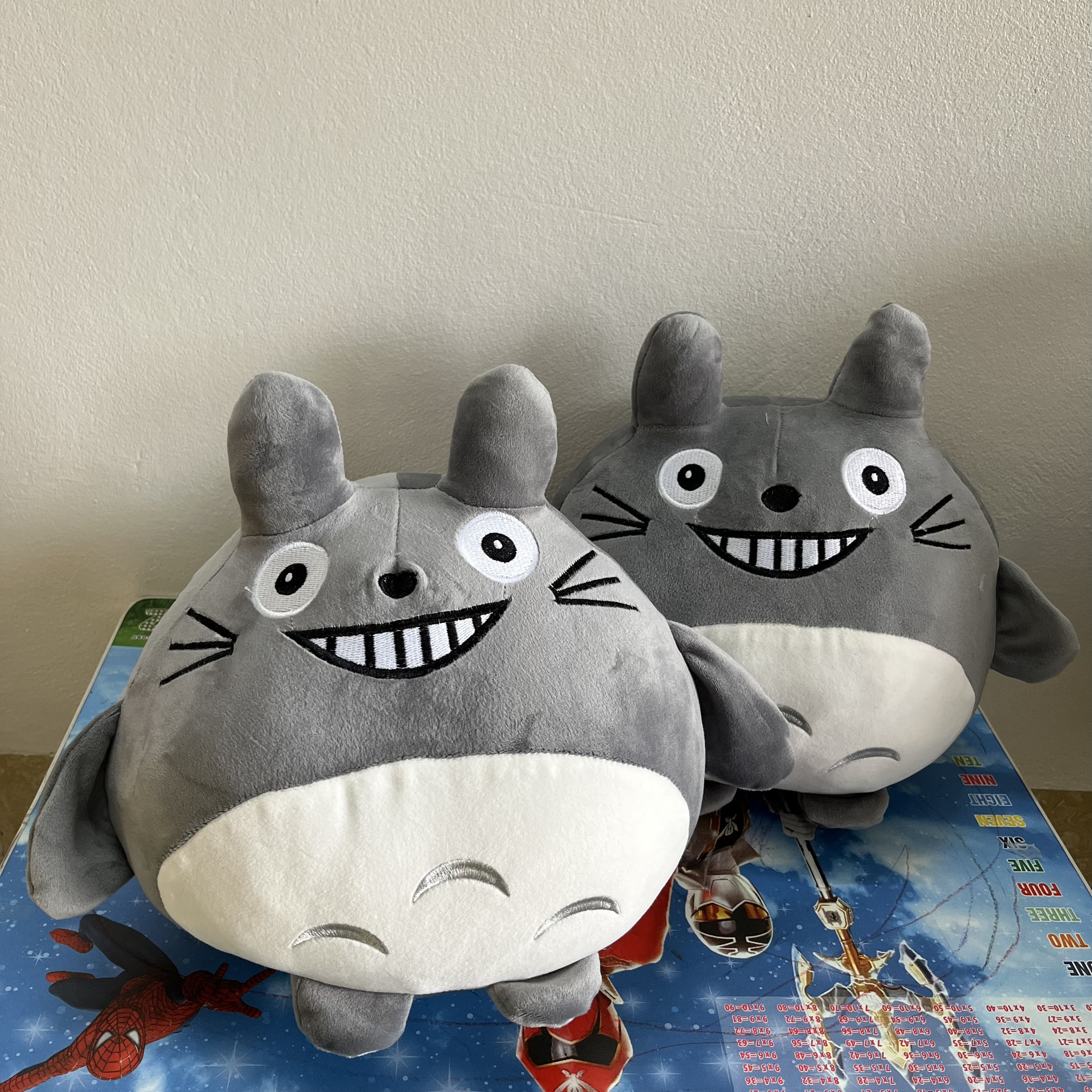 Gấu bông Totoro xám mặt cườì dễ thương