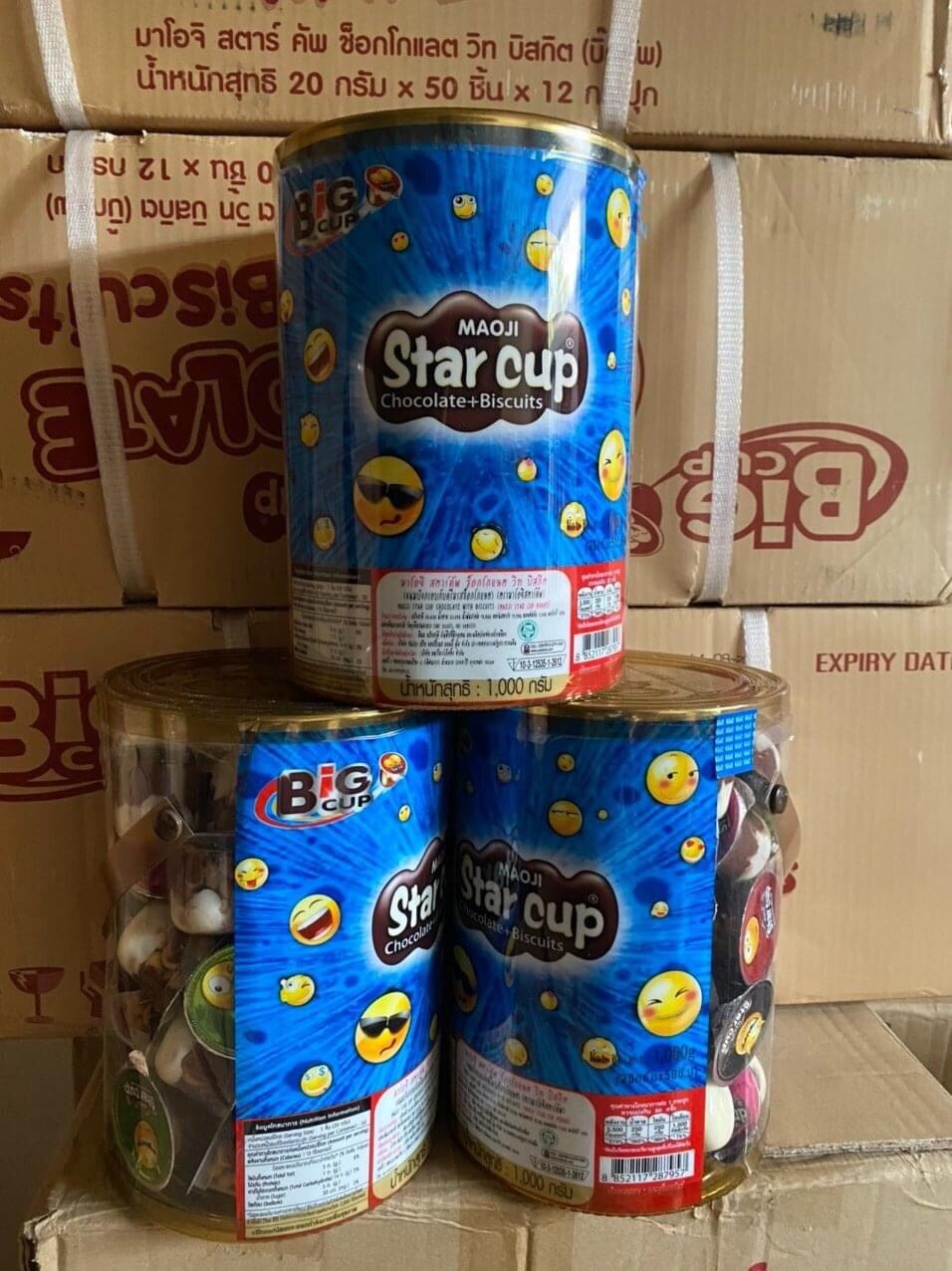 kẹo socola star cup hộp 1kg - starcup