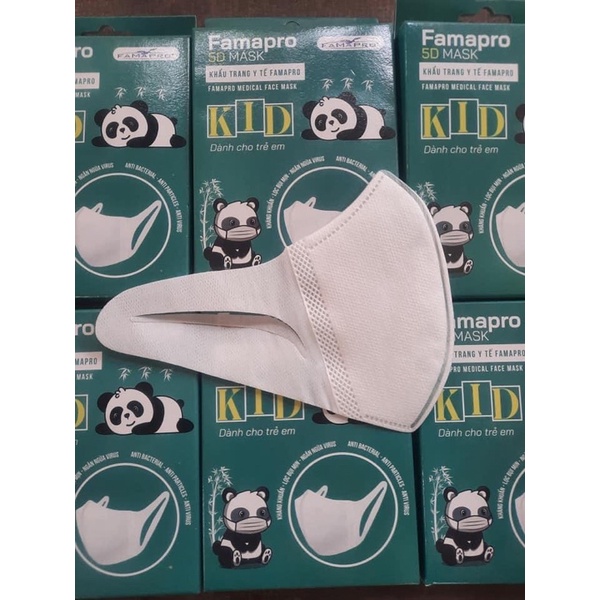 (10 cái) Khẩu Trang Em Bé 5D Mask Duy Quân Dễ Thương