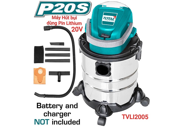 20v thân máy hút bụi dùng pin total tvli2005