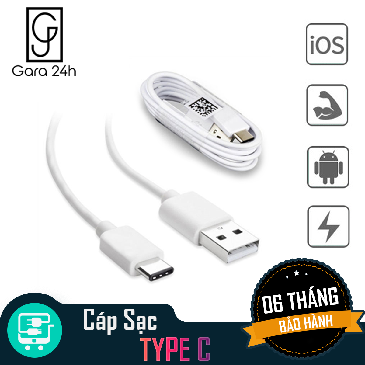 [HCM]Cáp sạc điện thoại Micro USB foxconn