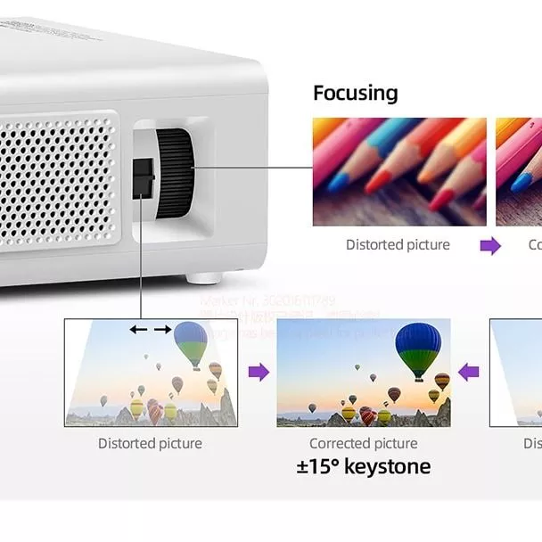 Máy Chiếu Aun Akey 7 Max basic 2022 bluetooth Full HD 1080P độ sáng cao 7500 lumens
