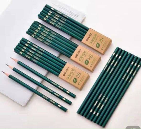 Bút chì Deli 2B hộp 50c