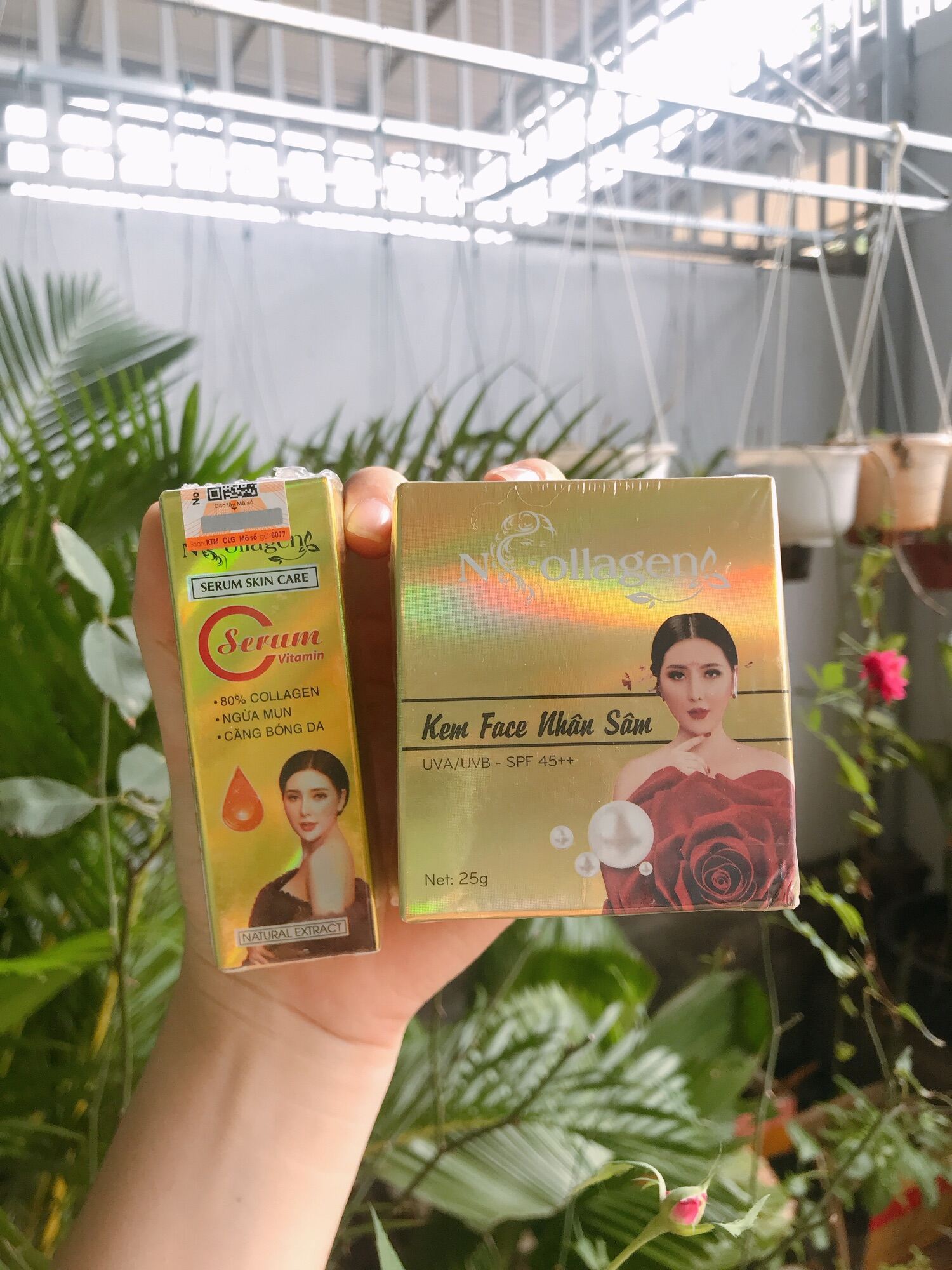 [ chính hãng] KEM FACE NHÂN SÂM N COLLAGEN 25gr