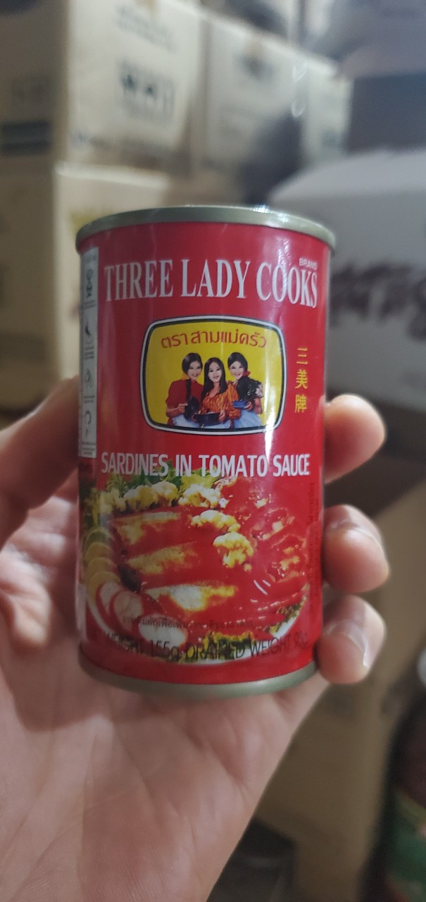 Cá Hộp Ba Cô Gái lon 155g
