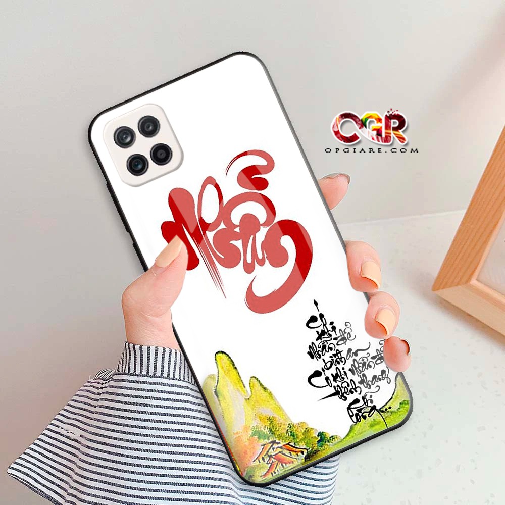 ỐP lưng sam sung A12 MẶT KÍNH CƯỜNG LỰC