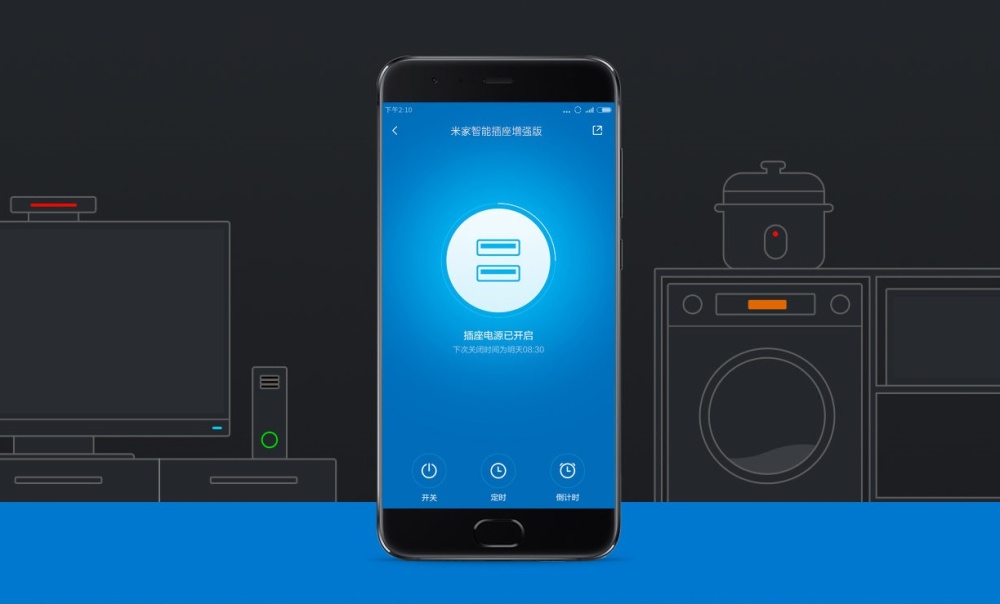 Ổ cắm hẹn giờ thông minh Xiaomi Wifi 2 cổng USB