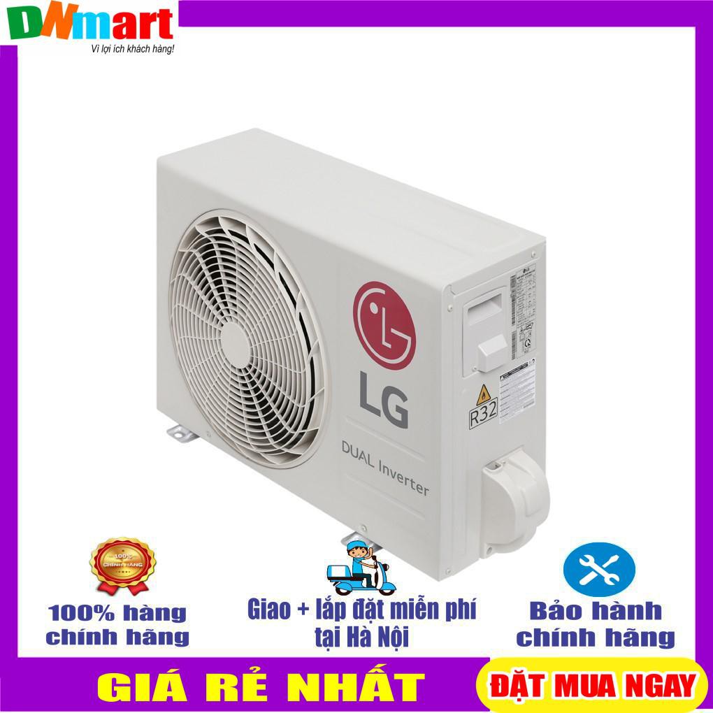 [Trả góp 0%]Điều hòa LG 1 chiều Inverter 9.000BTU V10ENW{ VẬN CHUYỂN MIỄN PHÍ + Lắp đặt tại Hà Nội}