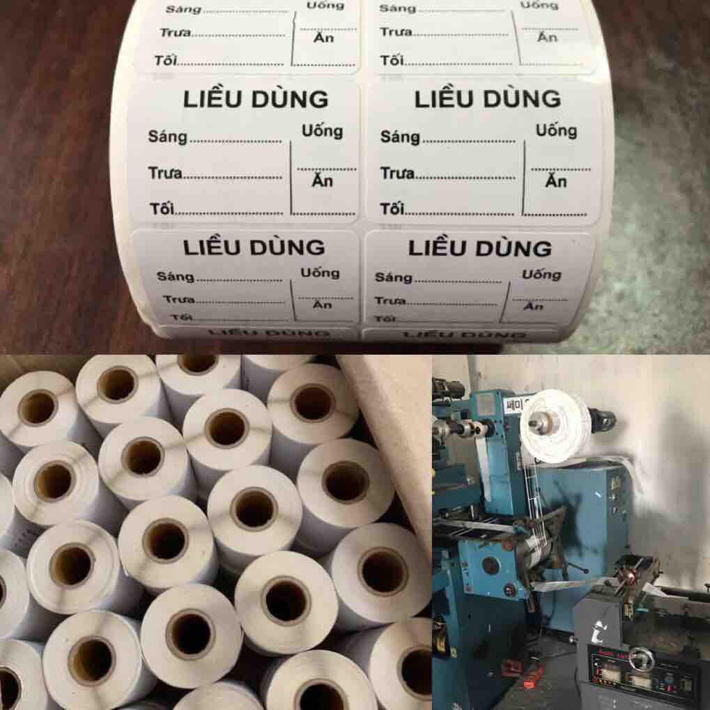 Tem chia liều dùng 35x22mm 2.000 tem