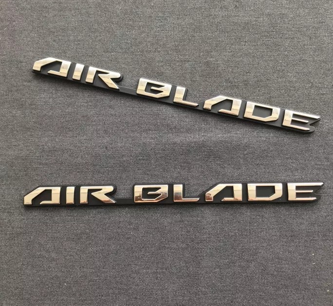 Tem decal chữ nổi AIR BLADE (2 CHỮ)
