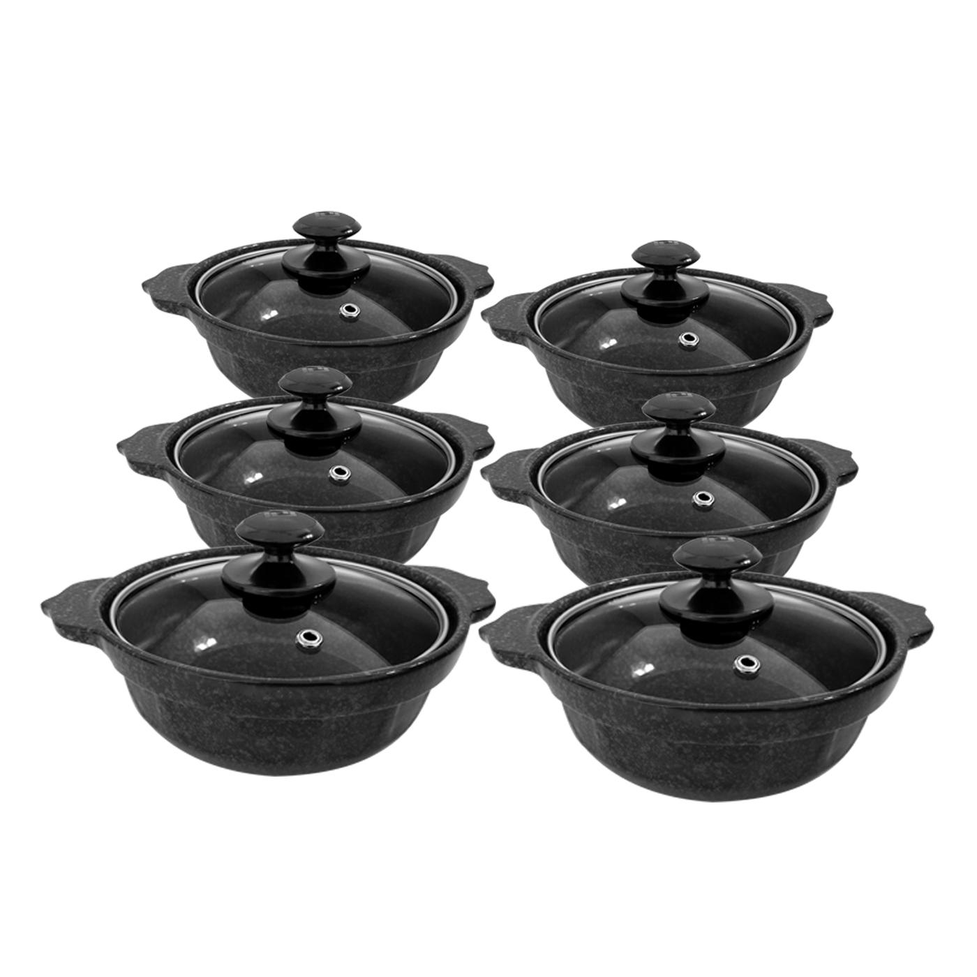 Nồi sứ cạn vân đá Phương Đông PDVC-2.0L