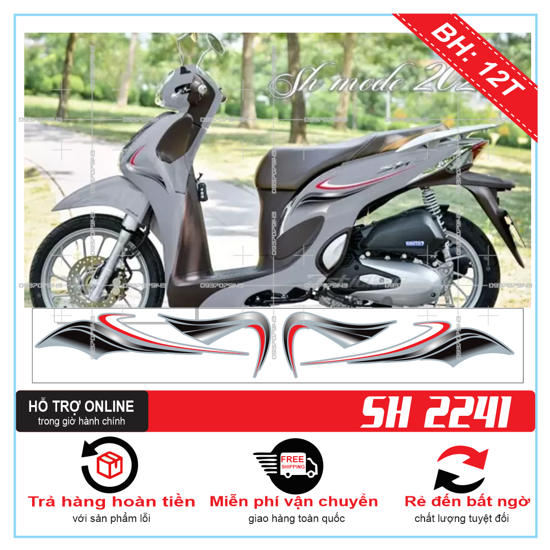 Tem rời xe sh mode 2020