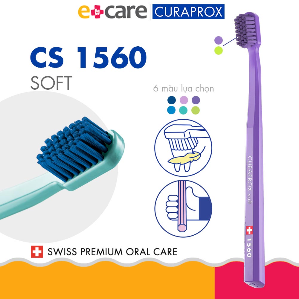 Bàn chải răng siêu mềm CURAPROX CS 1560 Soft