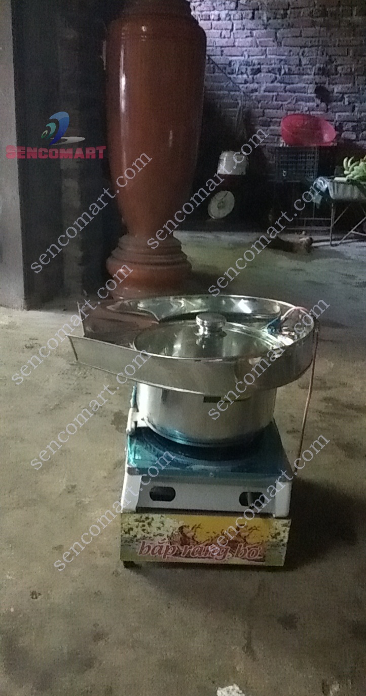 Máy làm bắp rang bơ có mang, 2 van ga