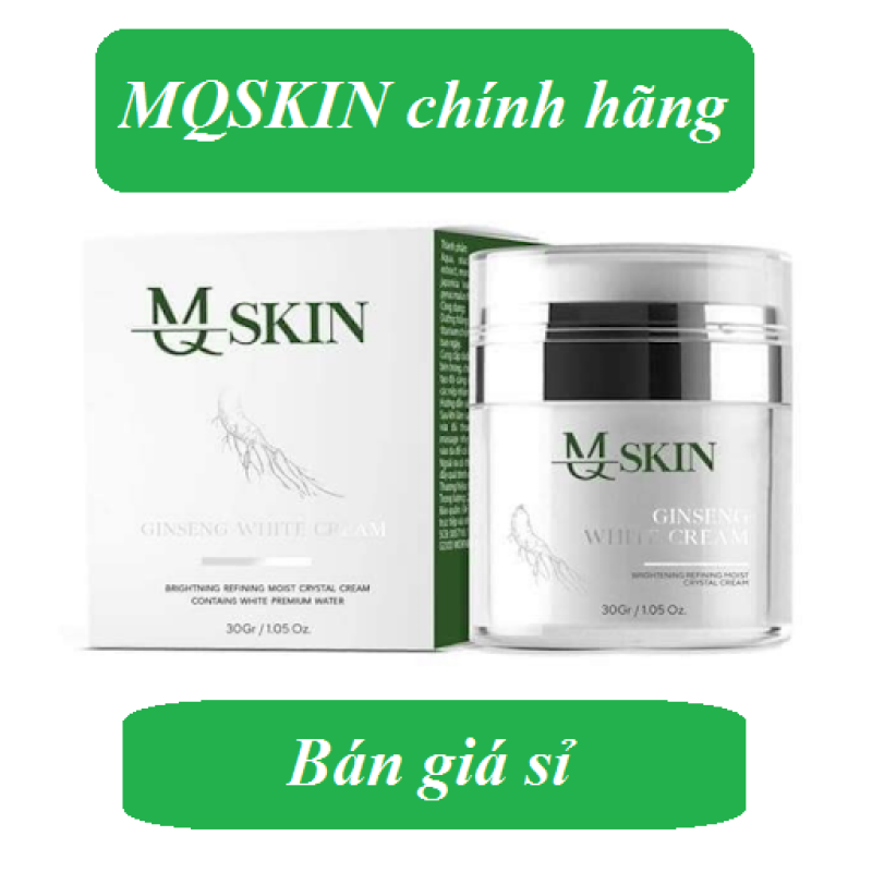 kem face nhân sâm mq skin mỹ phẩm chính hãng dưỡng da trắng mịn se khít lỗ chân lông 30g