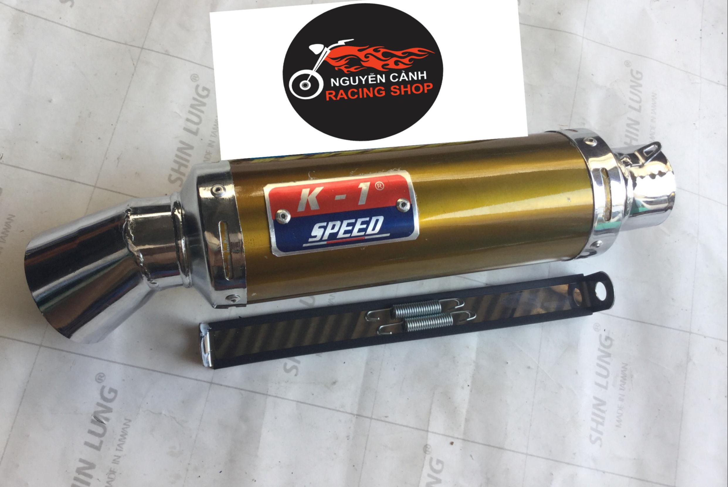 Pô k1 speed full pas treo lò xo - Lon ko cổ
