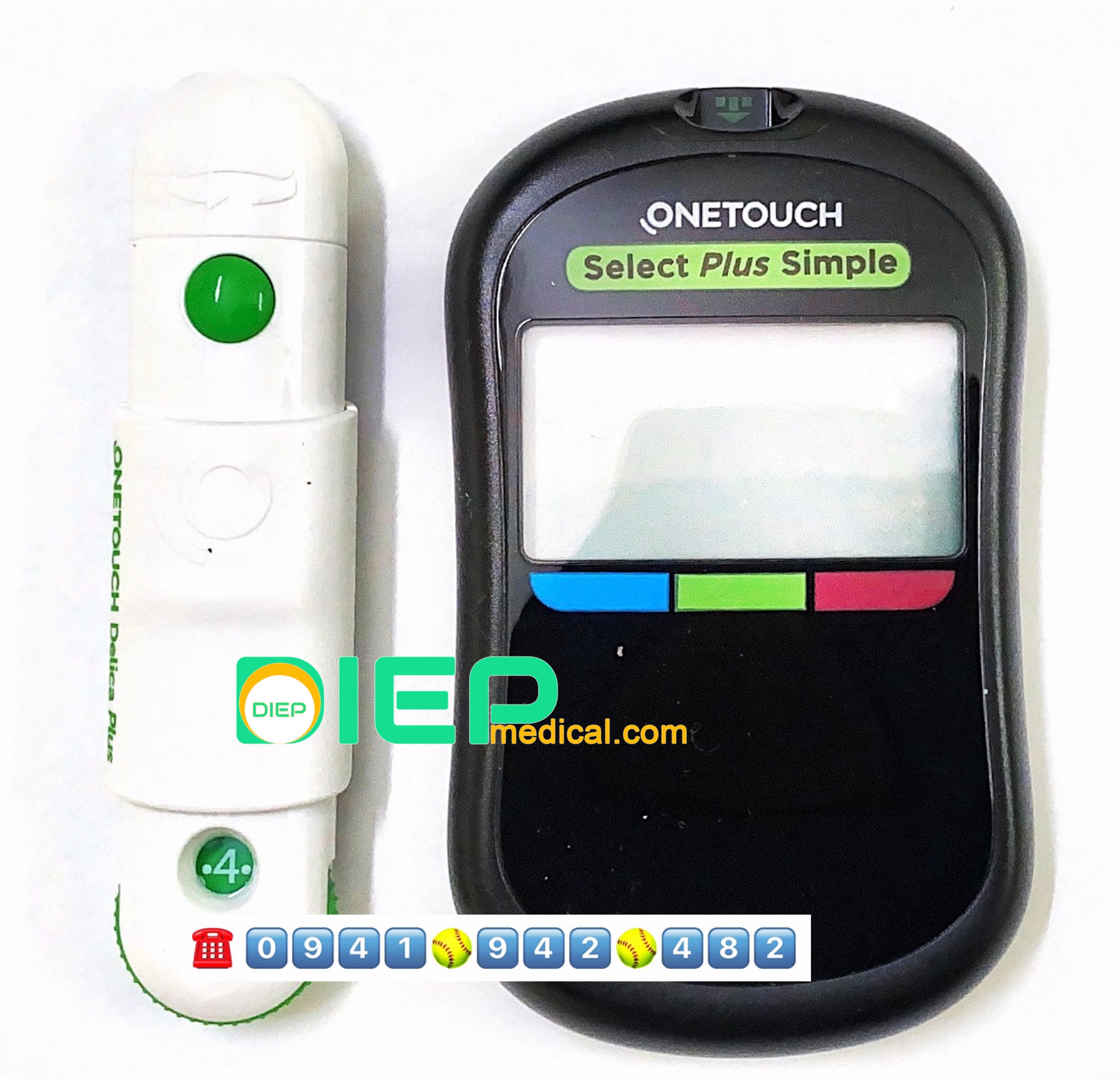 ✅ ONETOUCH SELECT PLUS 25 que - Que thử đường huyết của máy Onetouch Select Plus Simple (Chính hãng One Touch)