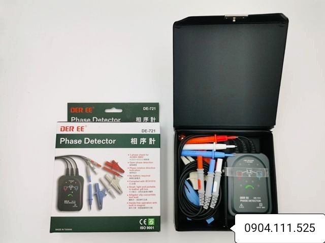 [HCM]Đồng hồ đo thứ tự pha DEREE DE-721