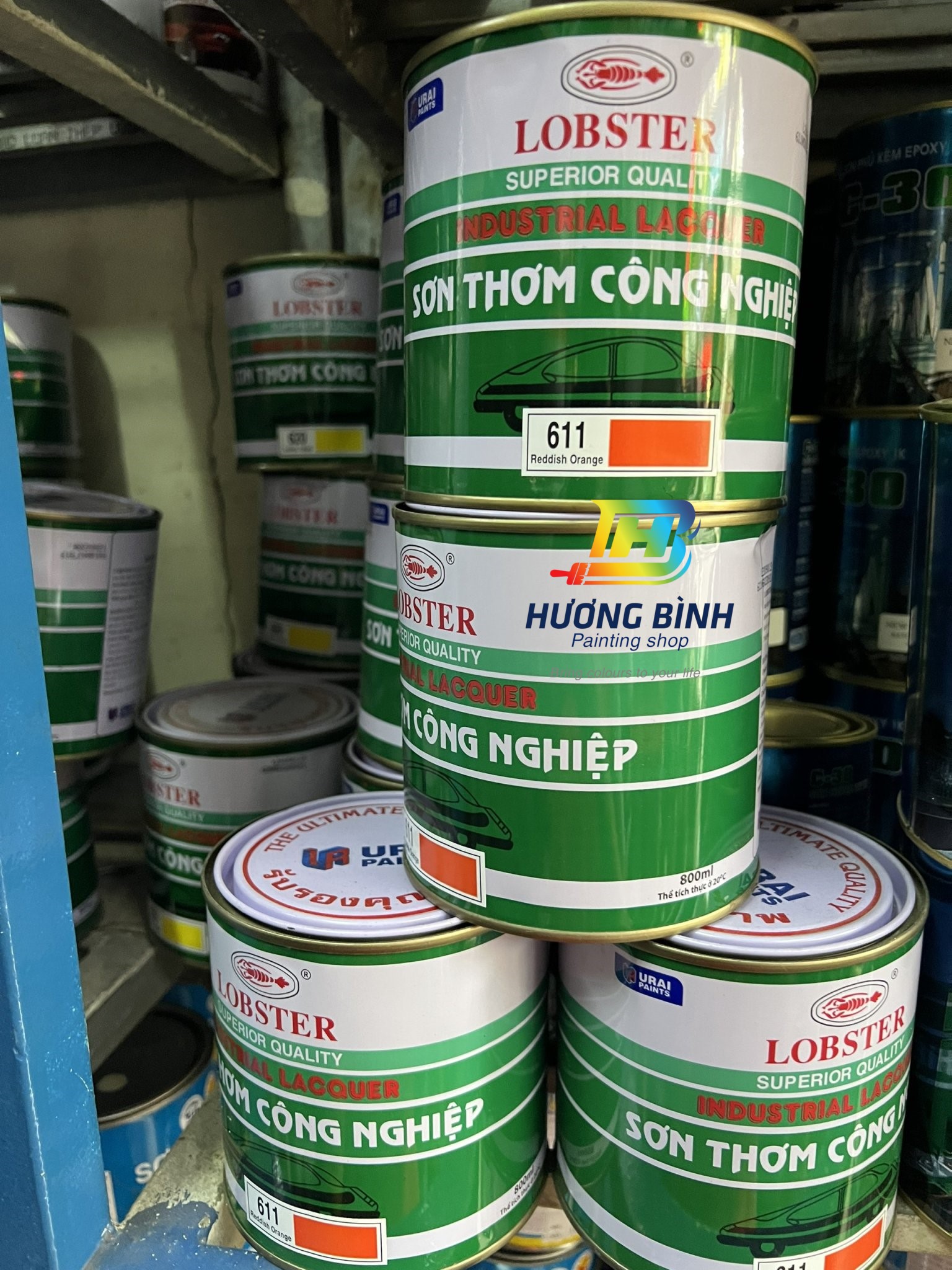 Sơn thơm công nghiệp Lobster - Industrial Lacquer (Lon 800ml)