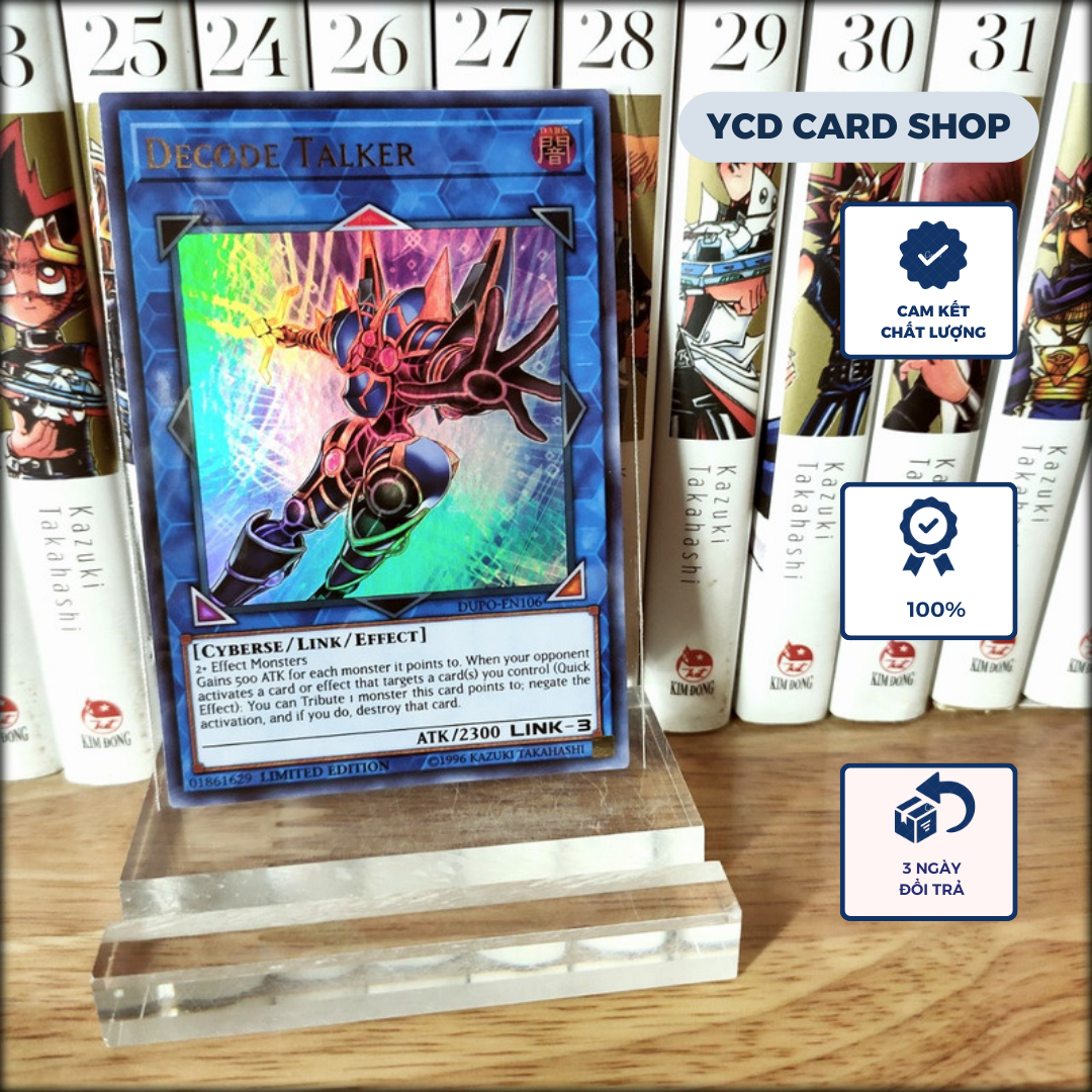 [YCD Shop] Thẻ bài yugioh chính hãng Decode Talker – Ultra Rare
